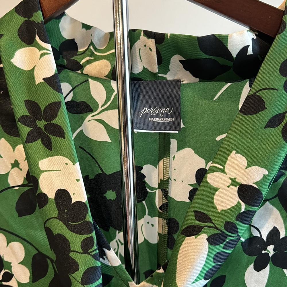 Marina Rinaldi (Persona) size 27 printed twill dress - Picture 3 of 7
